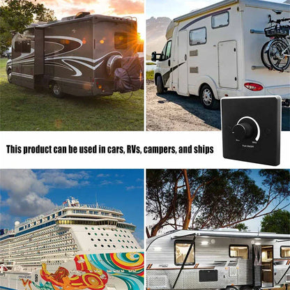 12V/24V PWM LED Dimmer Switch for Caravan Motorhome Trailer Lights