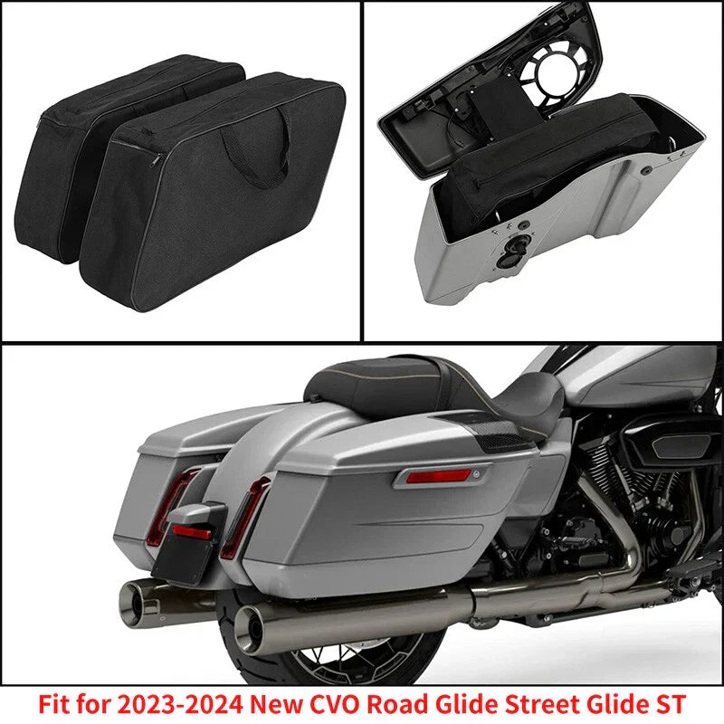 Saddlebags Inner Bags for Harley CVO Street Road Glide (2023-2024) Black
