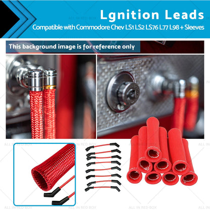 9mm Spark Plug Leads for Commodore Chev LS1 LS2 LS7 L77 L98 (2001-2017)