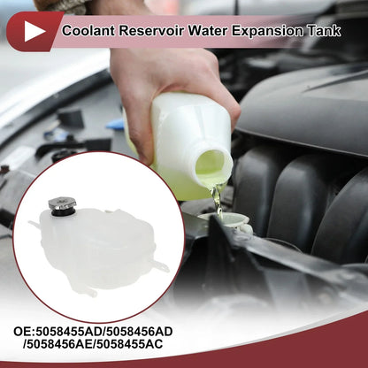 Coolant Expansion Overflow Tank with Cap for Dodge Journey (2011-2020)