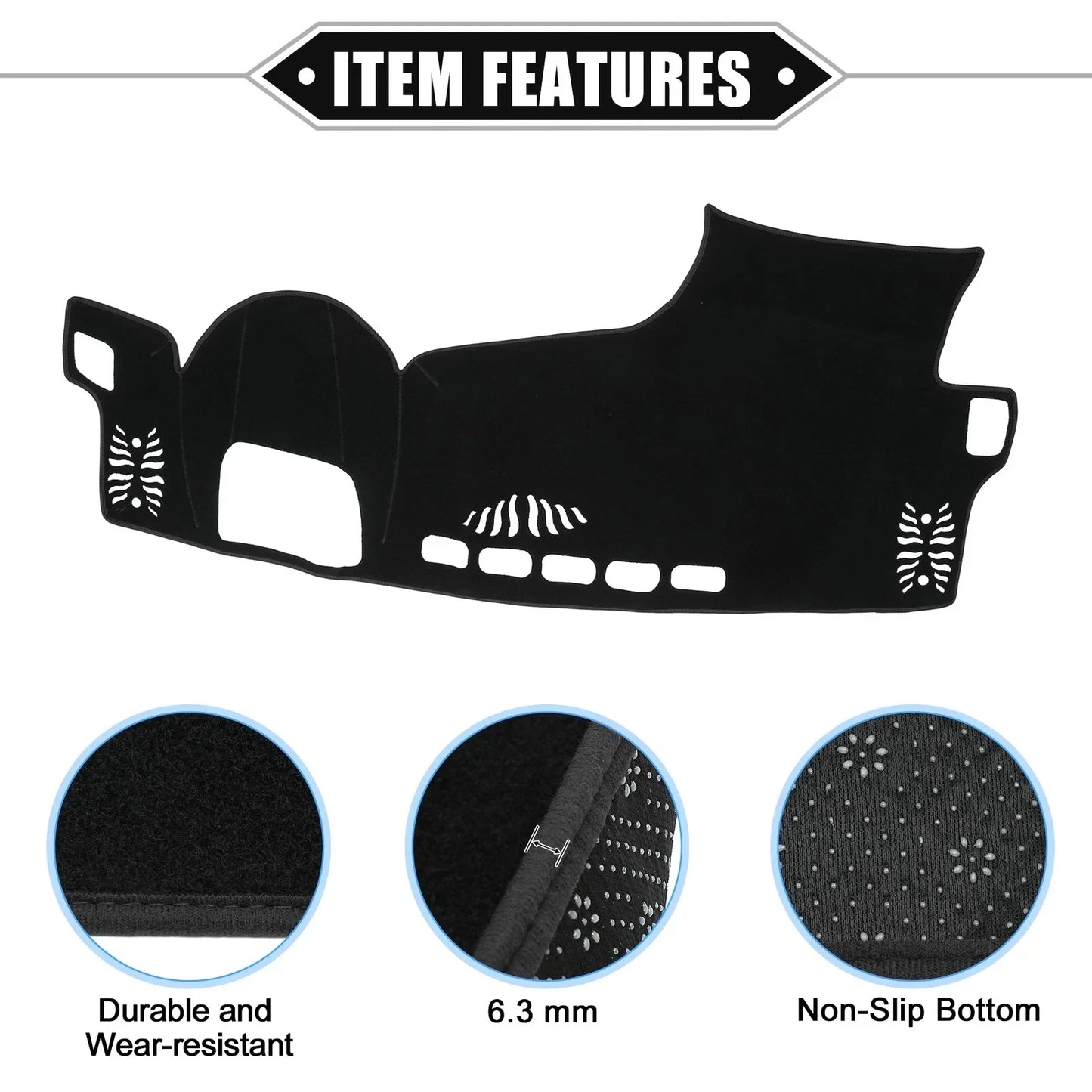 Dashboard Dash Cover Mat for Lexus NX 2nd Gen NX250 NX350 NX450h (2022-2023)