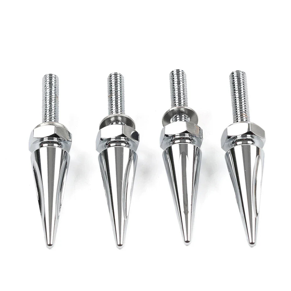 Chrome Windshield Spike Bolts for Harley Road Glide (2015-2023)