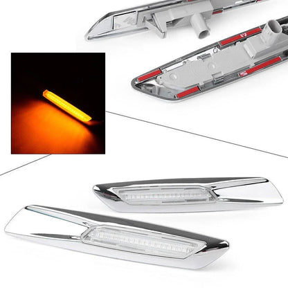 LED Fender Turn Signal Side Marker Light for BMW E81 E82 E87 E88 E90 E91 E61 (2007-2013)