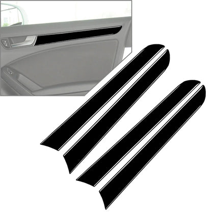 Piano Black Door Handle Panel Cover Trim for Audi A4 B8 A5 (2008-2016)