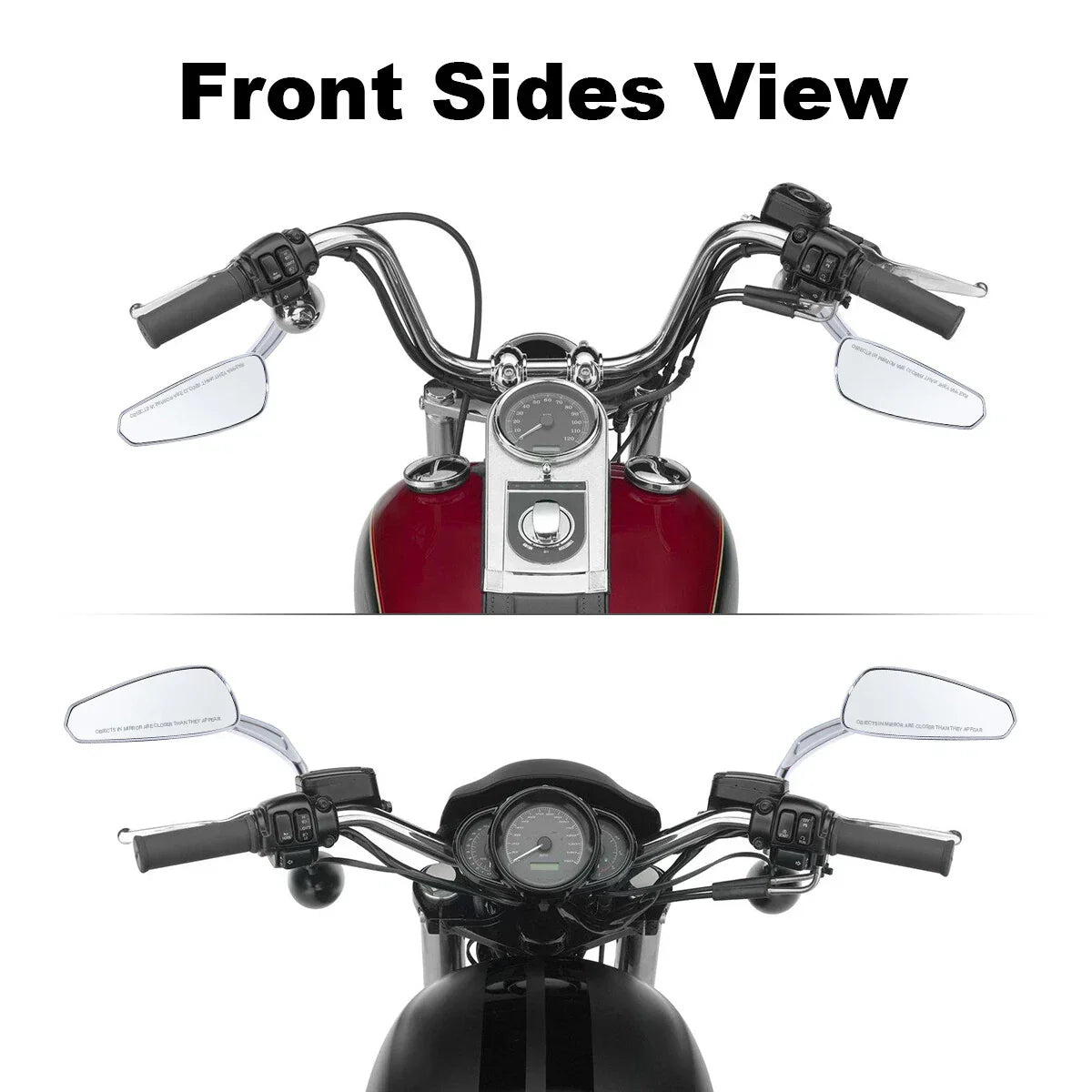Chrome Rear-View Mirrors for Harley CVO Road Glide (2023-2024)