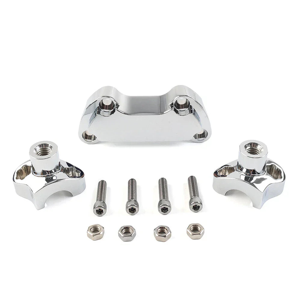 7" Handlebar Risers Top Clamp for Harley Dyna Softail Sportster