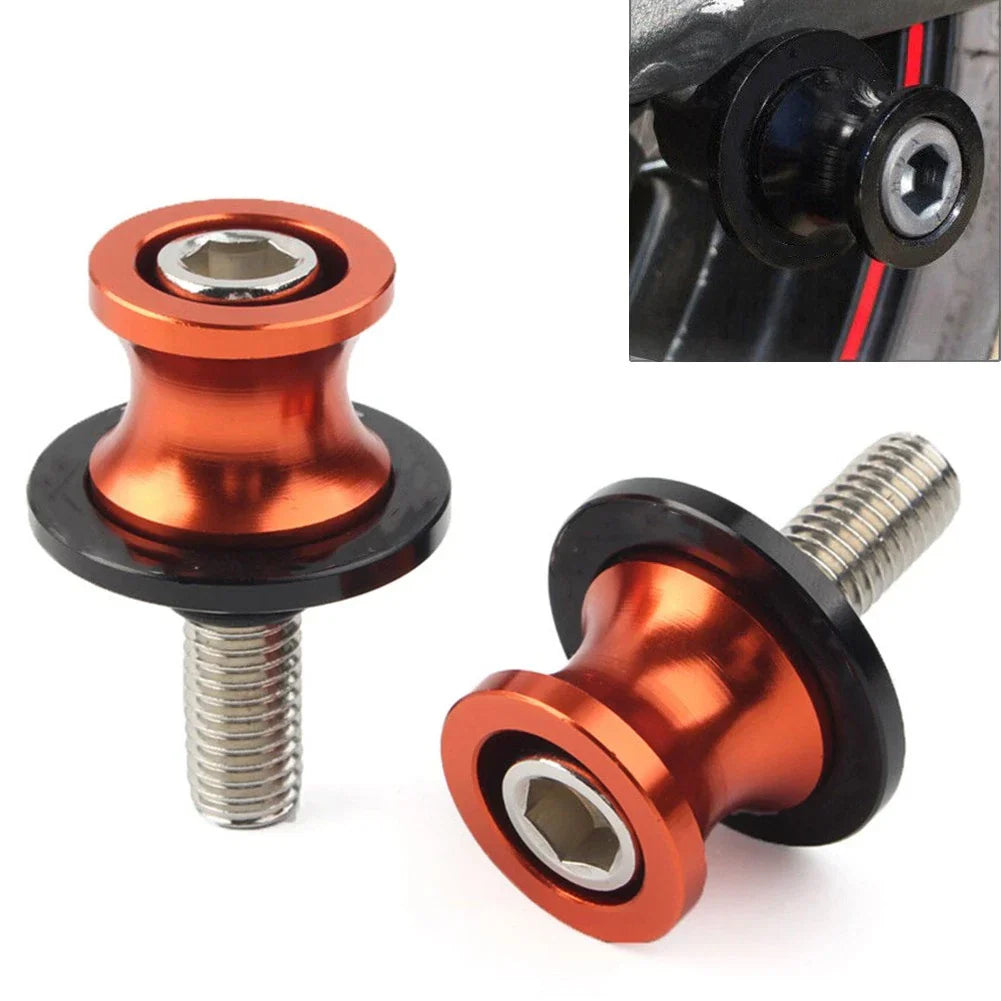 8MM Swingarm Spools Slider Stand Screws for KAWASAKI ZX6R (2012-2021) Orange