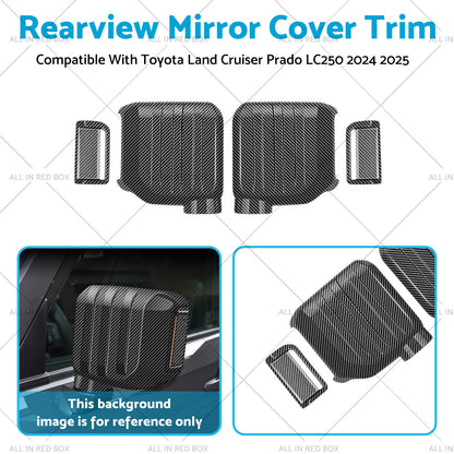 Rearview Mirror Cover Trim for LandCruiser Prado LC250 (2024)
