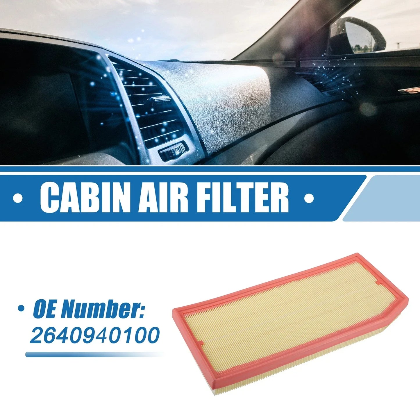 Cabin Air Filter & Engine Air Filter for Mercedes-Benz C300 (2019-2021)