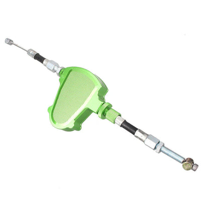 Green Easy-Pull Clutch Cables for Kawasaki KX65 KX85 KX100 KX250 KX500 (1995-2016)