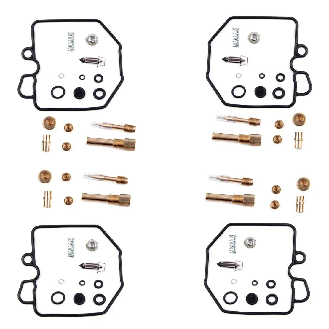 Carburetor Repair Rebuild Kit for Honda CM400A CM400T (1979) - 4 Sets