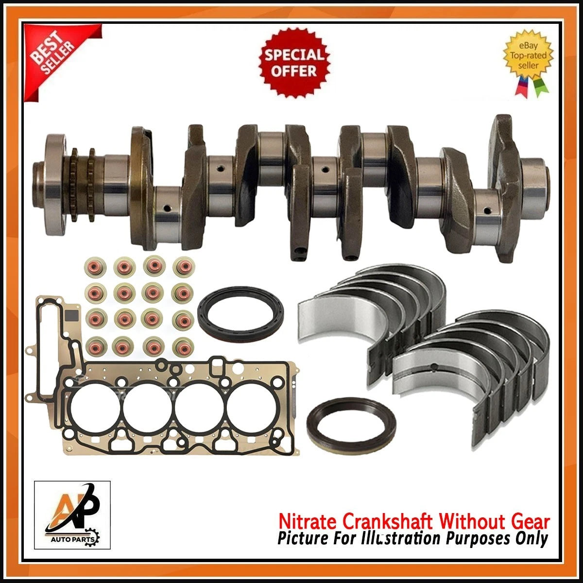 Crankshaft Rebuild Kit New for BMW Mini 2.0 N47D20 Diesel (2007–2015)