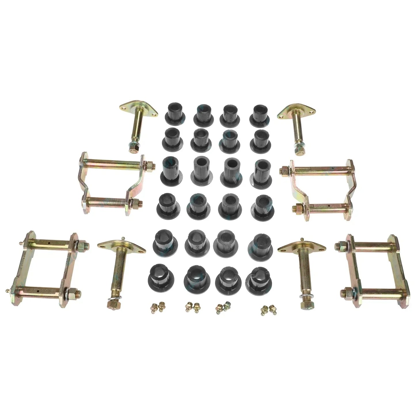 Greasable Shackle Pin Urethane Full Kit for Hilux 4x4 Leaf Spring (2005-2023)