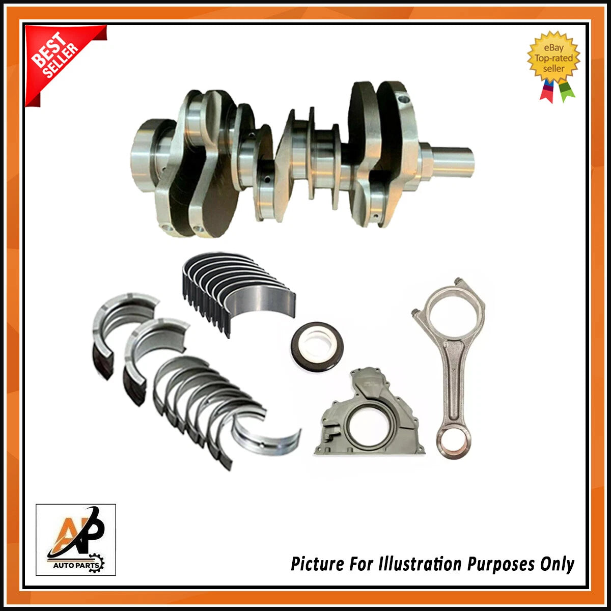 Forged Crankshaft with Engine Rebuild Kit for Land Rover Jaguar 2.7D (—)