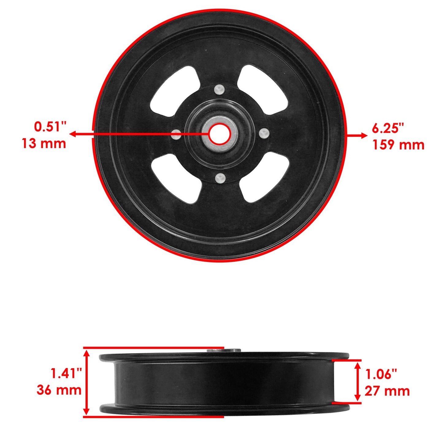 Deck Pulley 61 in Replacement for Predator Pro ProCat 942545M (2017–2020)