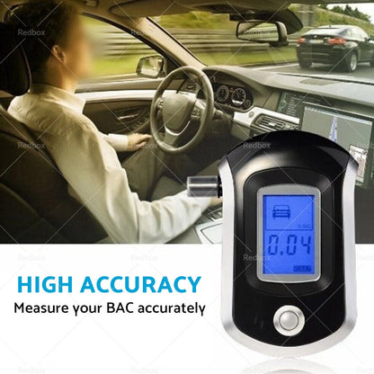 Portable Digital Breath Tester Alcohol Breathalyser for Personal Use