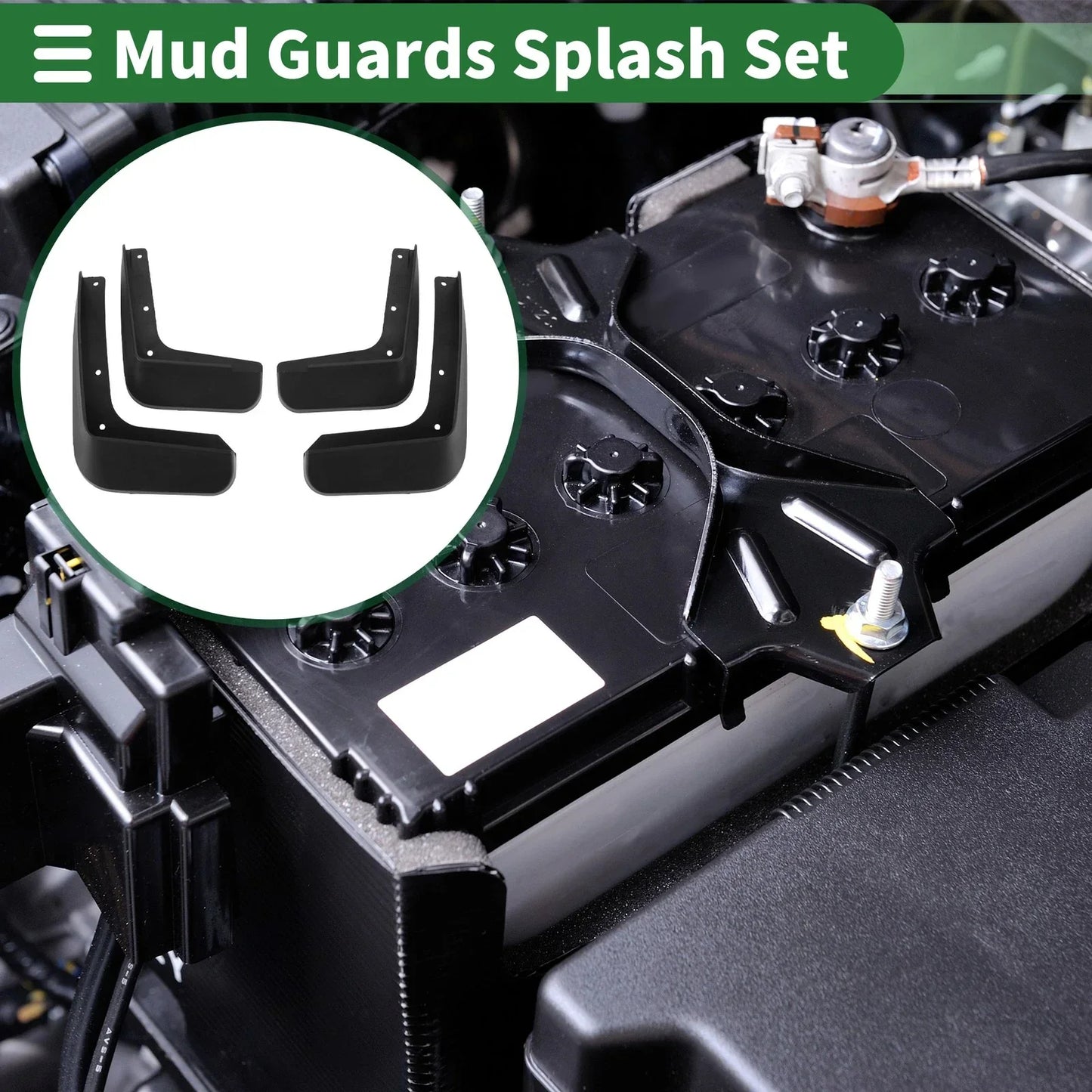 Mud Flaps Splash Guards for Hyundai IX25 (2020-2021) with Mount Accessories