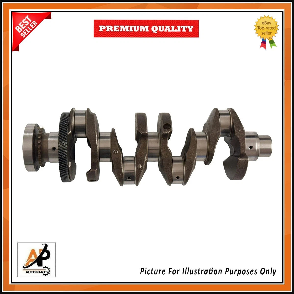Crankshaft for Land Rover Range Rover Evoque 2.0D AJ200D (2012–2020)