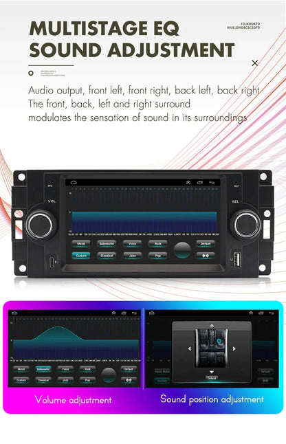 6.2'' Car Stereo Radio GPS for Dodge Magnum Charger Dakota (2005-2007)
