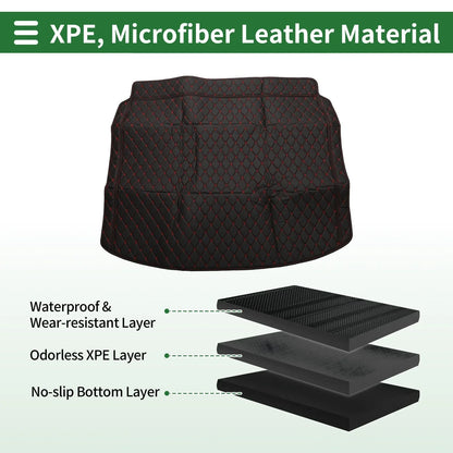 Heightened Edge Cargo Liner Trunk Mat for Honda CR-V 2023-2024 Black XPE