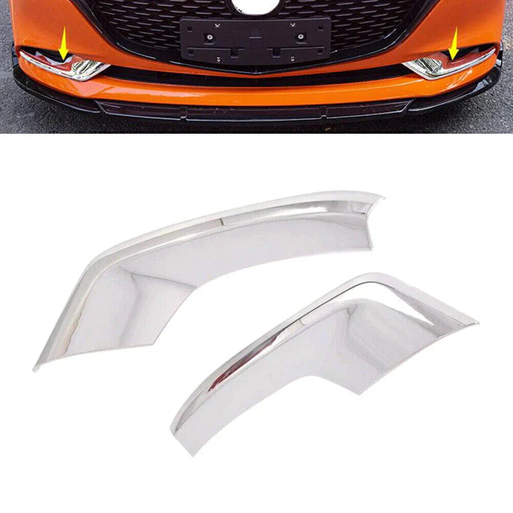 Front Fog Light Frame Cover Trim for Mazda 3 Sedan (2019-2020)