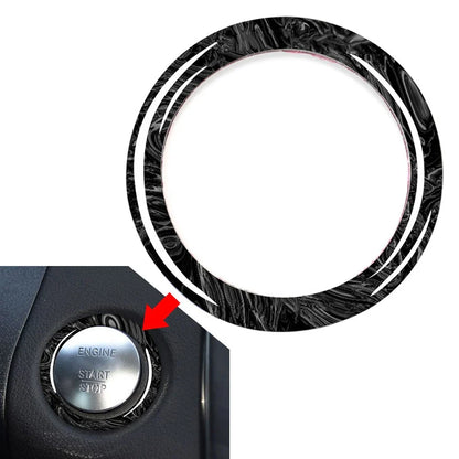 1x Marbling Engine Push Start Button Trim for Benz A B CLA Class (2012-2019)