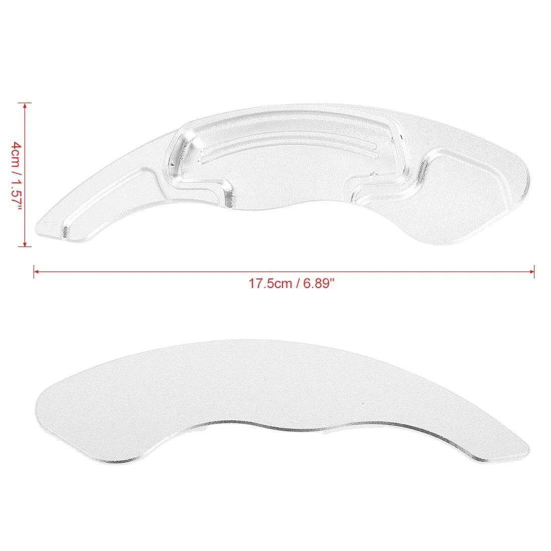 Aluminum Alloy Silver Tone Steering Wheel Shift Paddle for Honda Civic