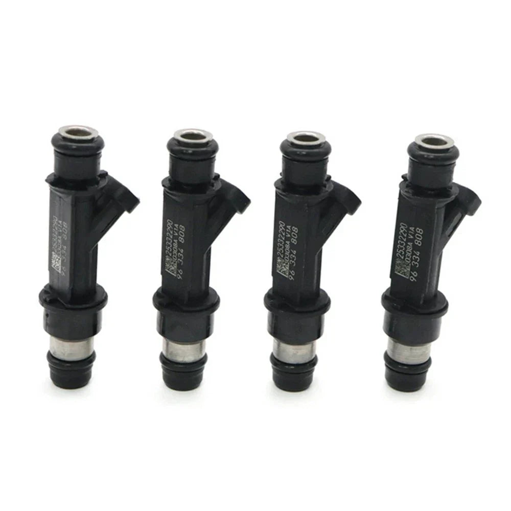 4 x Car Fuel Injector Nozzles for Chevrolet Aveo, Lacetti, Daewoo Lanos (2002-2011)