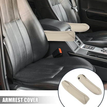 Beige Front Seat Armrest Cover for Honda CRV (2010-2011)