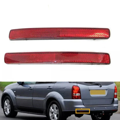 Car Rear Bumper Reflectors for Ssangyong Rexton, Kyron (2006-2017)