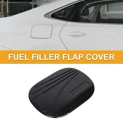 Fuel Tank Door Cap for Hyundai Tucson 2019-2020 Carbon Fiber Black
