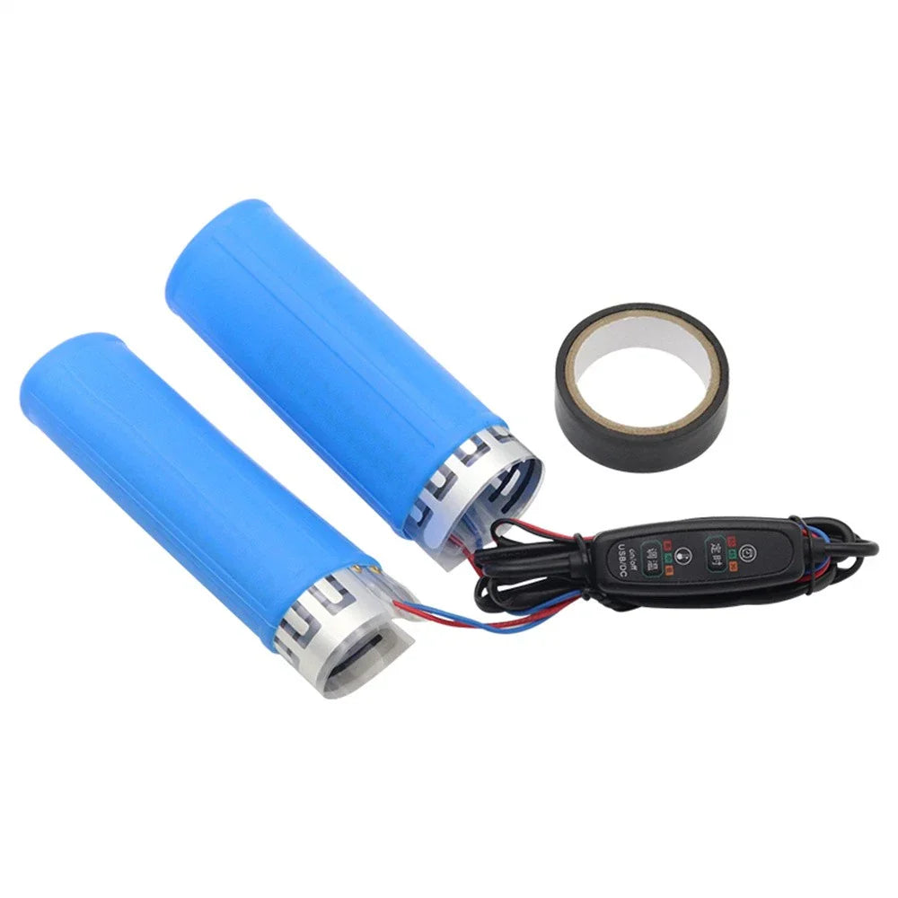 12V Silicone Heating Hand Grip Cover for Car - Temperature Control