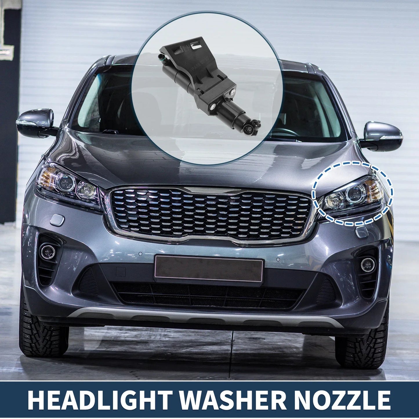 Driver Side Headlight Washer Nozzle for Mercedes-Benz GL320 (2007-2012)