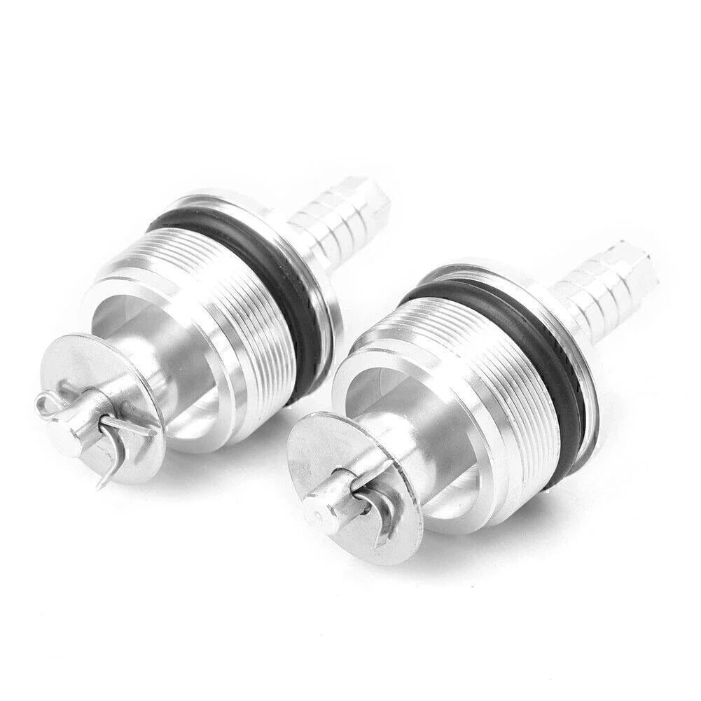 CNC Aluminum Preload Adjusters  Fork Bolts Silver for Honda CMX250 (2018-2023)
