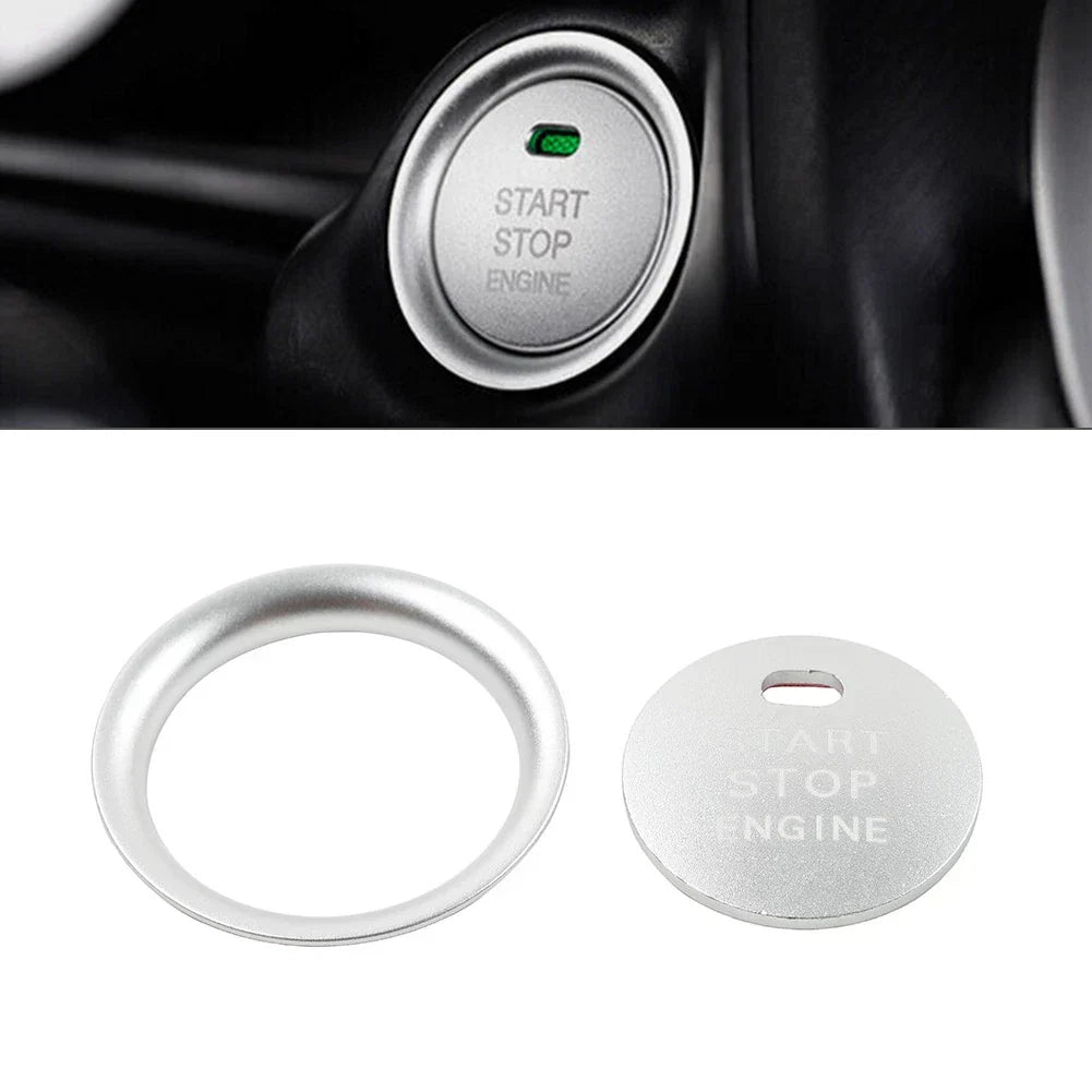 Silver Engine Start Push Button Cover Ring Trim for Mazda 3 6 CX-5 (2004-2023)