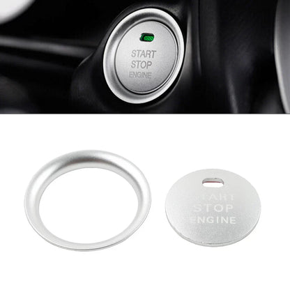 Silver Engine Start Push Button Cover Ring Trim for Mazda 3 6 CX-5 (2004-2023)