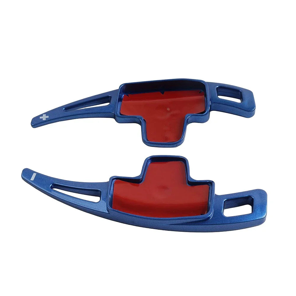 Blue Steering Shifter Paddle Extensions for Benz A B C E M R S CLA CLS GLA