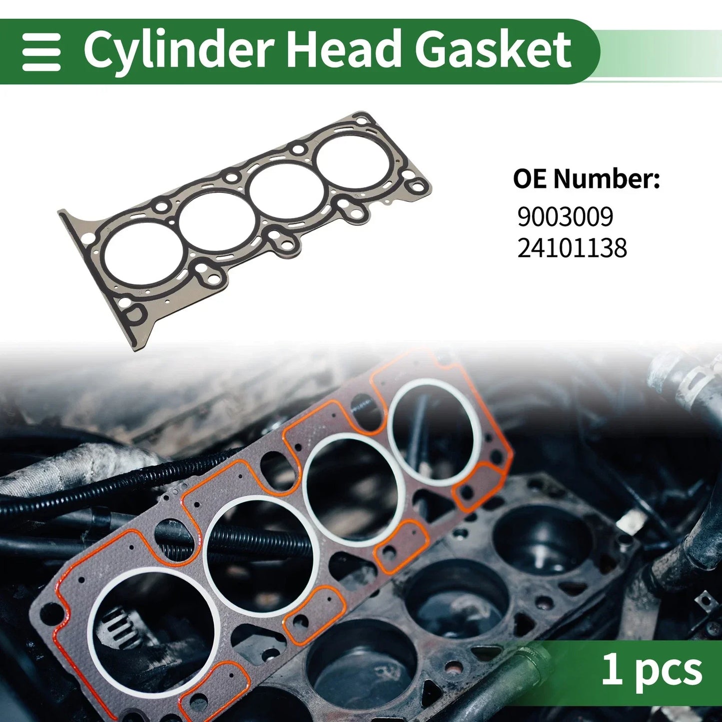 Cylinder Head Gasket for Chevrolet Spark 1.0L (2010-2015) - Left & Right