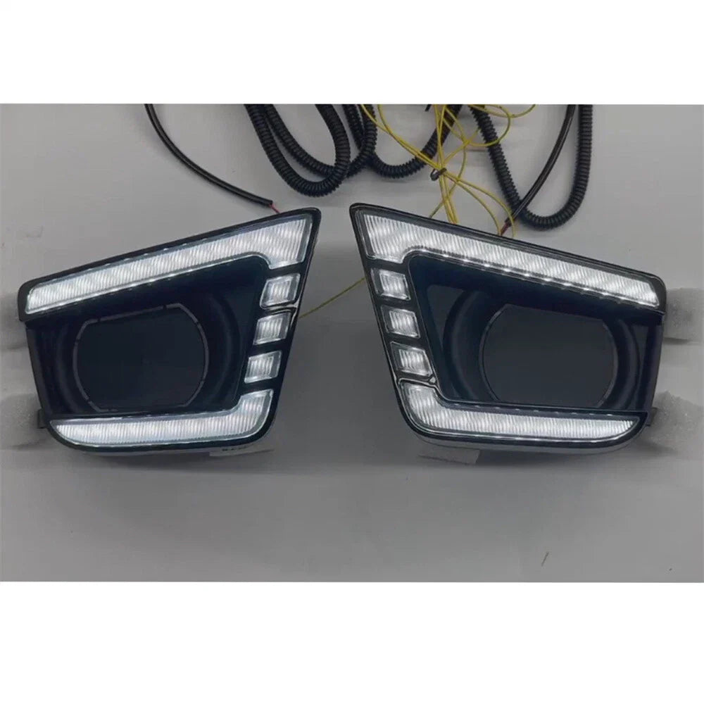 LED White Amber DRL Turn Signal Fog Lights for Toyota Tacoma (2012-2015)