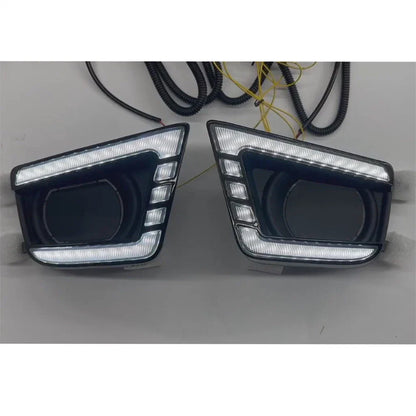 LED White Amber DRL Turn Signal Fog Lights for Toyota Tacoma (2012-2015)