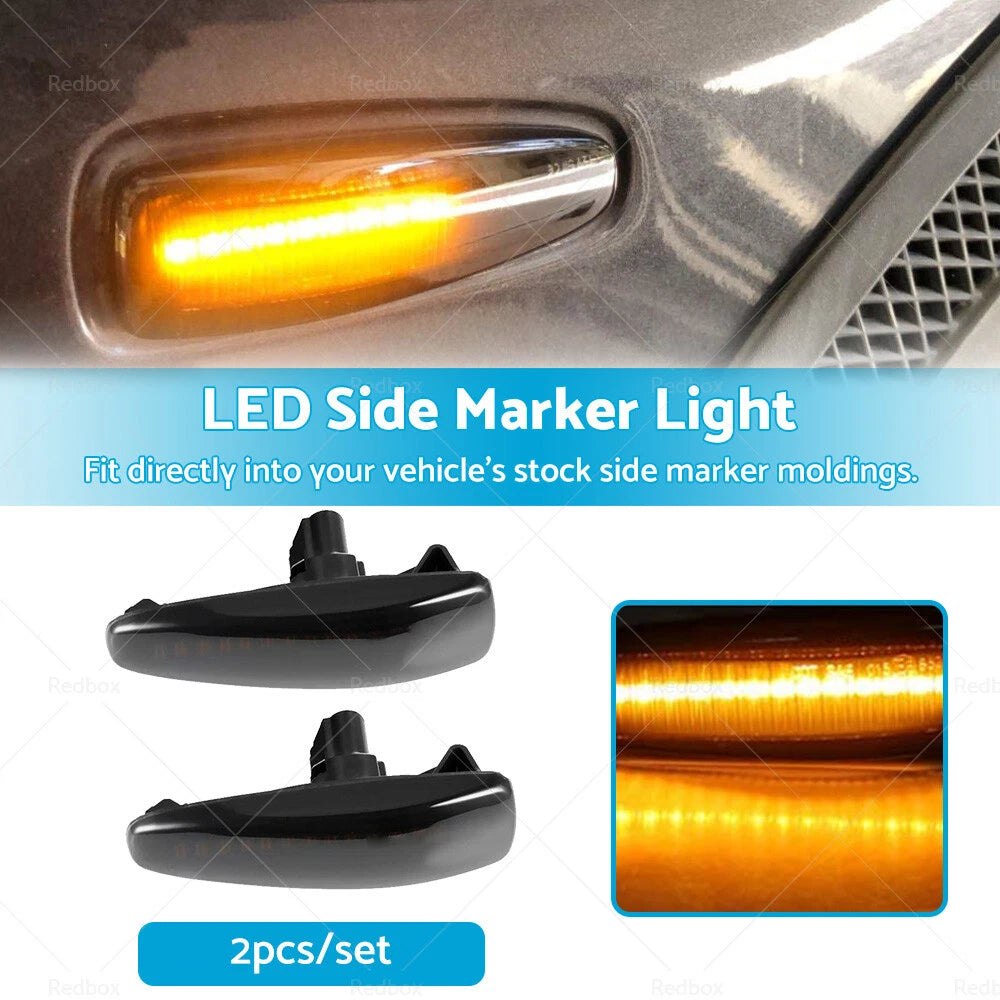 LED Side Marker Indicator Light for Mitsubishi Lancer Evolution Mirage (2003-2015)