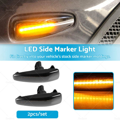 LED Side Marker Indicator Light for Mitsubishi Lancer Evolution Mirage (2003-2015)