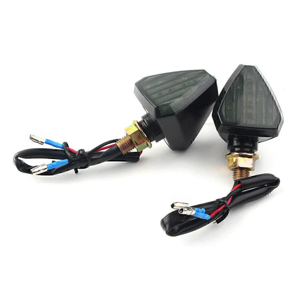 Universal Motorcycle Amber LED Turn Signal Lights for Bobber (N/A)