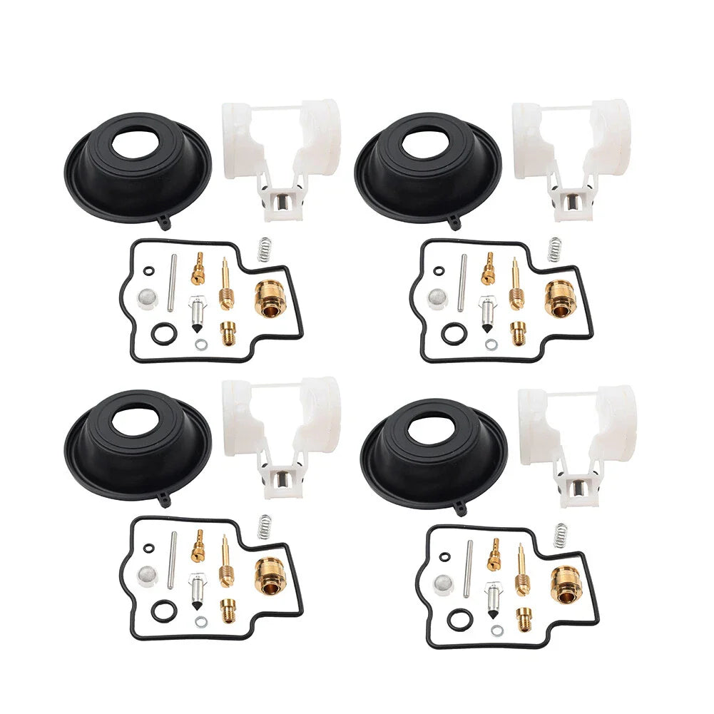 4X Carburetor Repair Kit for Kawasaki ZX600 ZZR600 ZX6R (1998-2002)