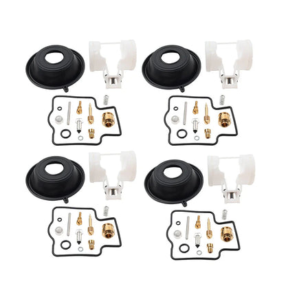 4X Carburetor Repair Kit for Kawasaki ZX600 ZZR600 ZX6R (1998-2002)