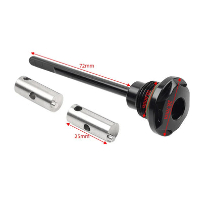 Chrome Transmission Oil Dipstick for Harley Dyna Softail Touring Road Glide