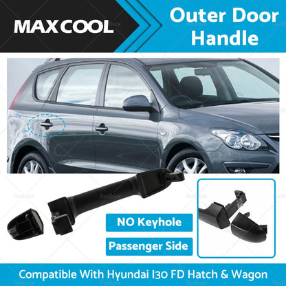 Outer Door Handle for Hyundai i30 FD (No Keyhole) 2007-2012