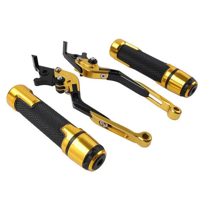 Folding Extendable Brake Clutch Lever Grip Set for Kawasaki Ninja ZX6