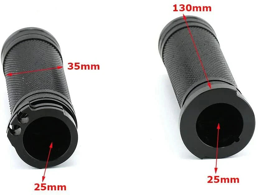 CNC 1" Motorcycle Handlebar Grips for Harley Sportster XL 1200 883 (2004-2023)