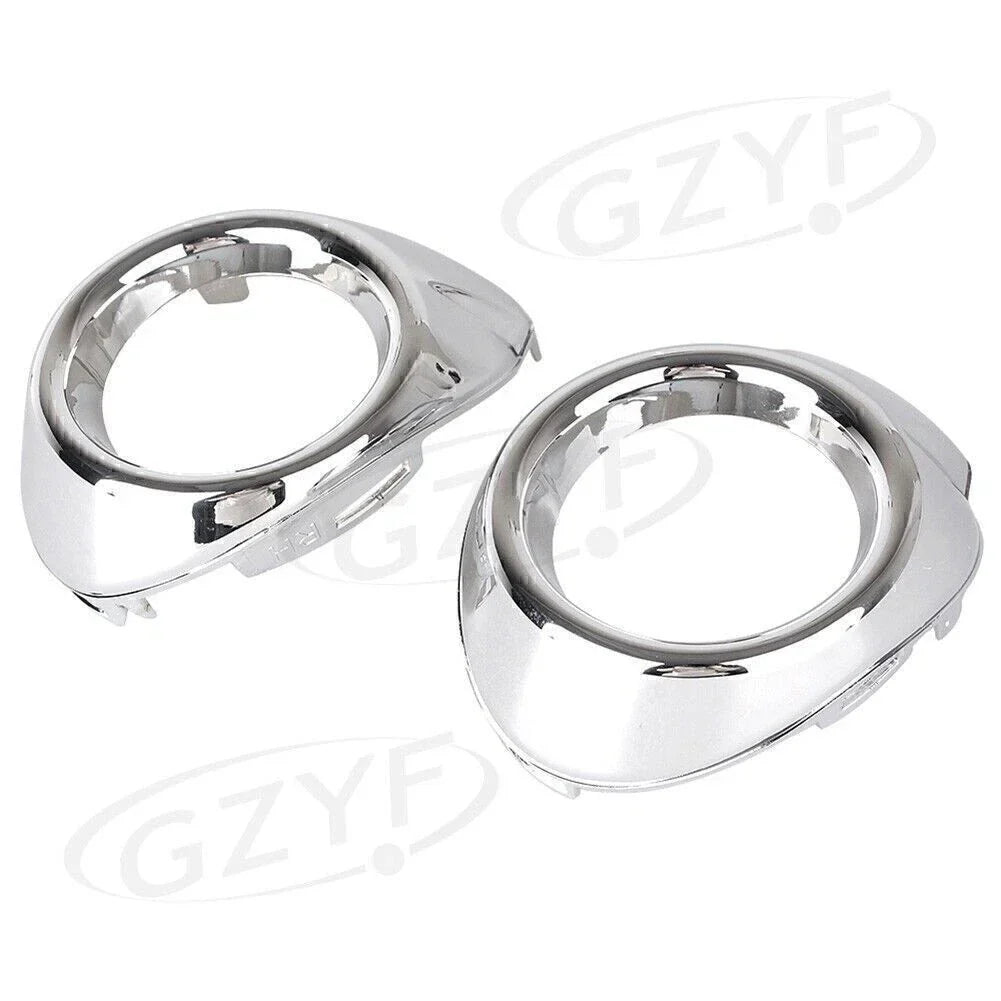 Front Fog Light Cover Bezels Trim Silver for Ford Focus (2012-2013)